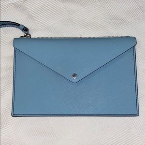 Baby blue clutch/wallet bag